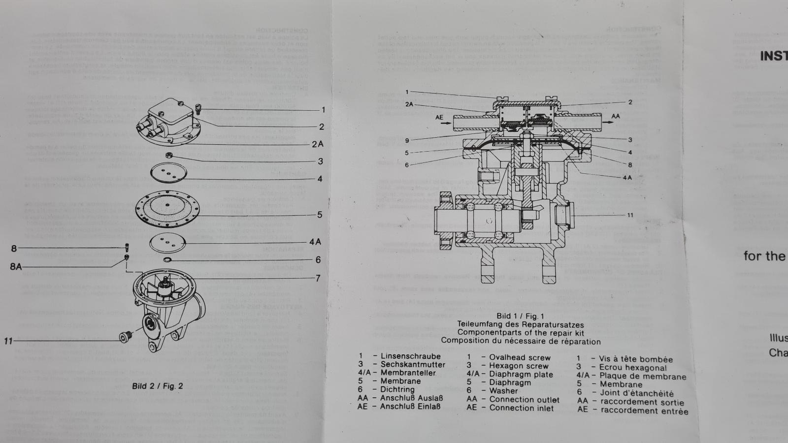 NIEUW EX BTW/ REVISIE SET/ ORIGINEEL/ PIERBURG 4.05292.00 4.05292.50.0 (NIET VOOR MODEL PADDESTOEL)