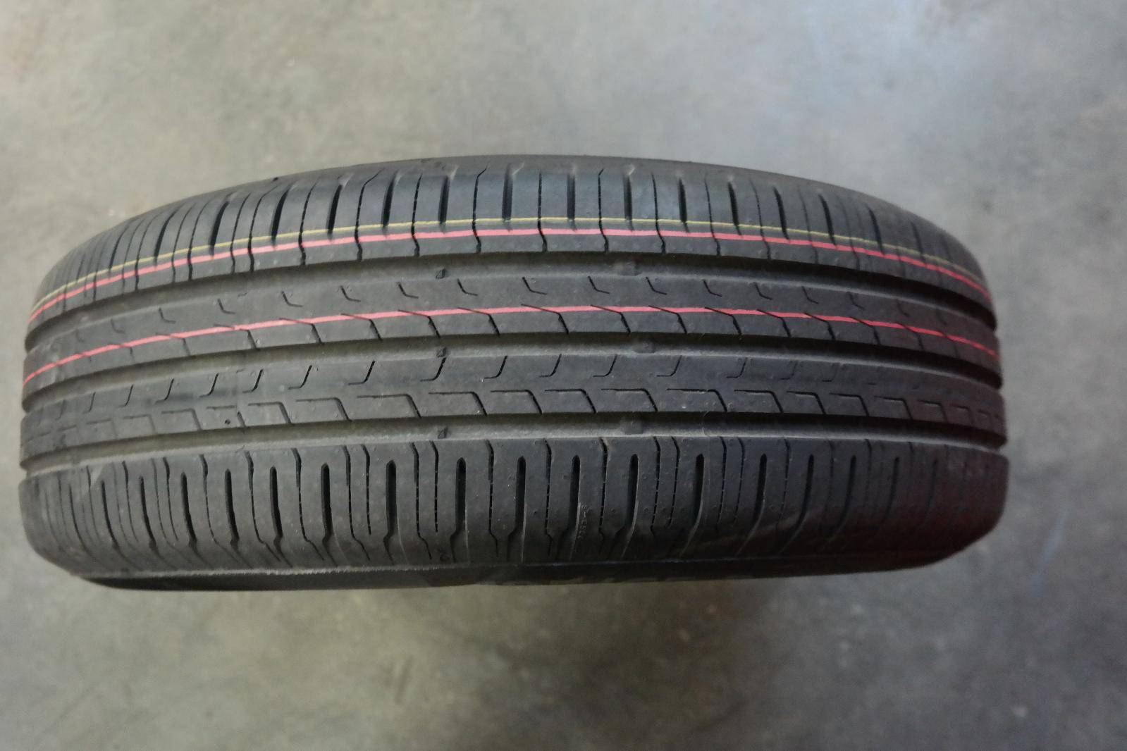 ALS NIEUW +BAND 195/65 R15 91H CONTINENTAL ECOCONTACT6 6MM +VELG FZY ZWART CATAFORESE 9832762477 98327624ZY