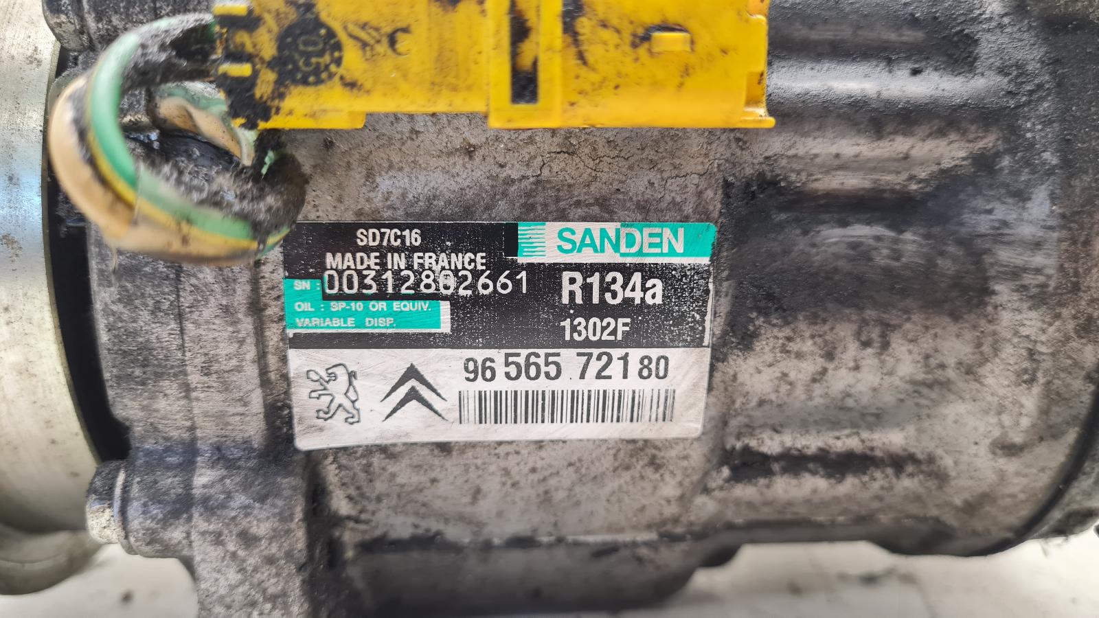 SANDEN SD7C16 9656572180 6453VJ RP 9671824180 6453VK RP 1607939780