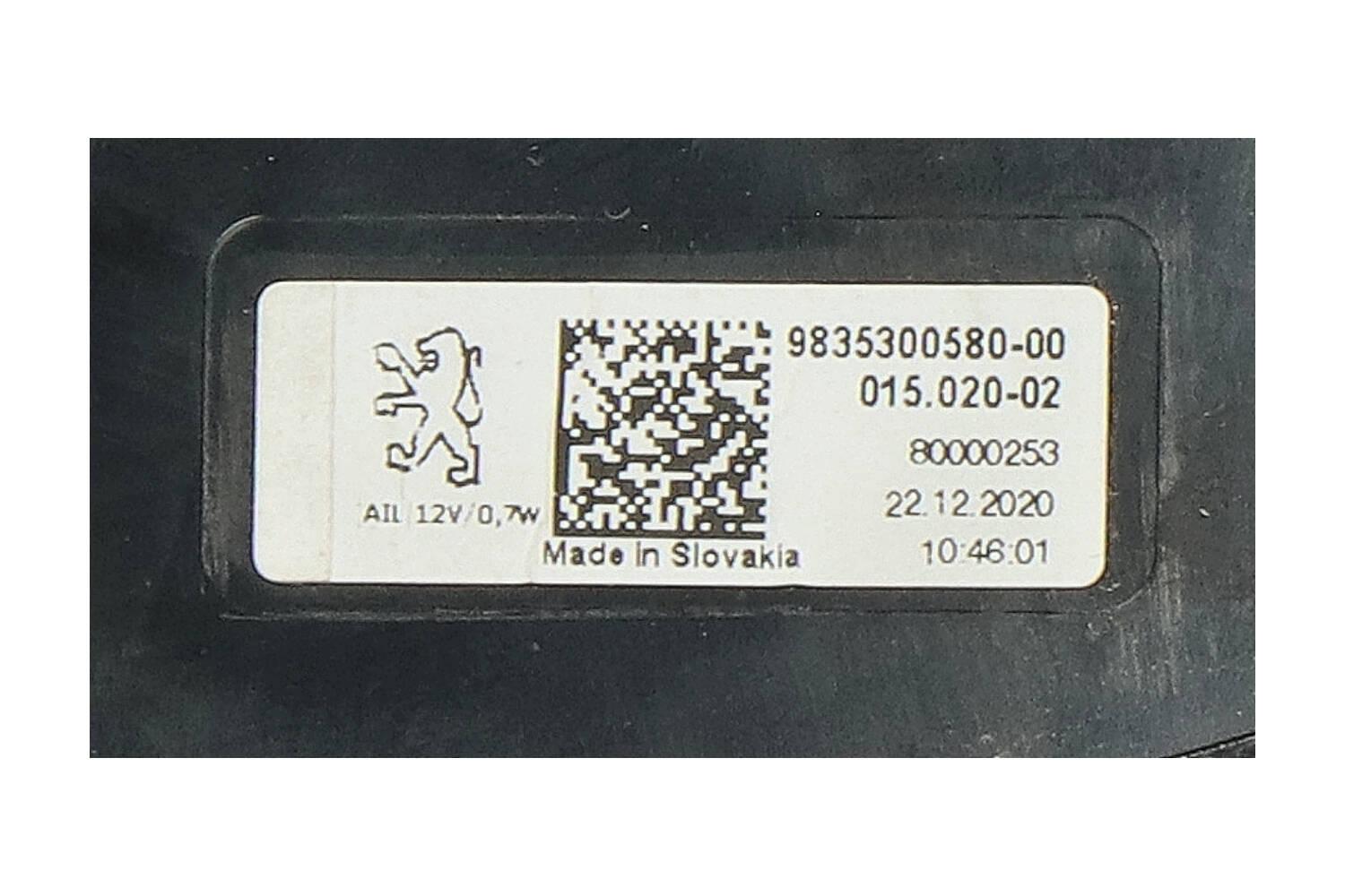 A2 HELLA 015.020-02 9835300580