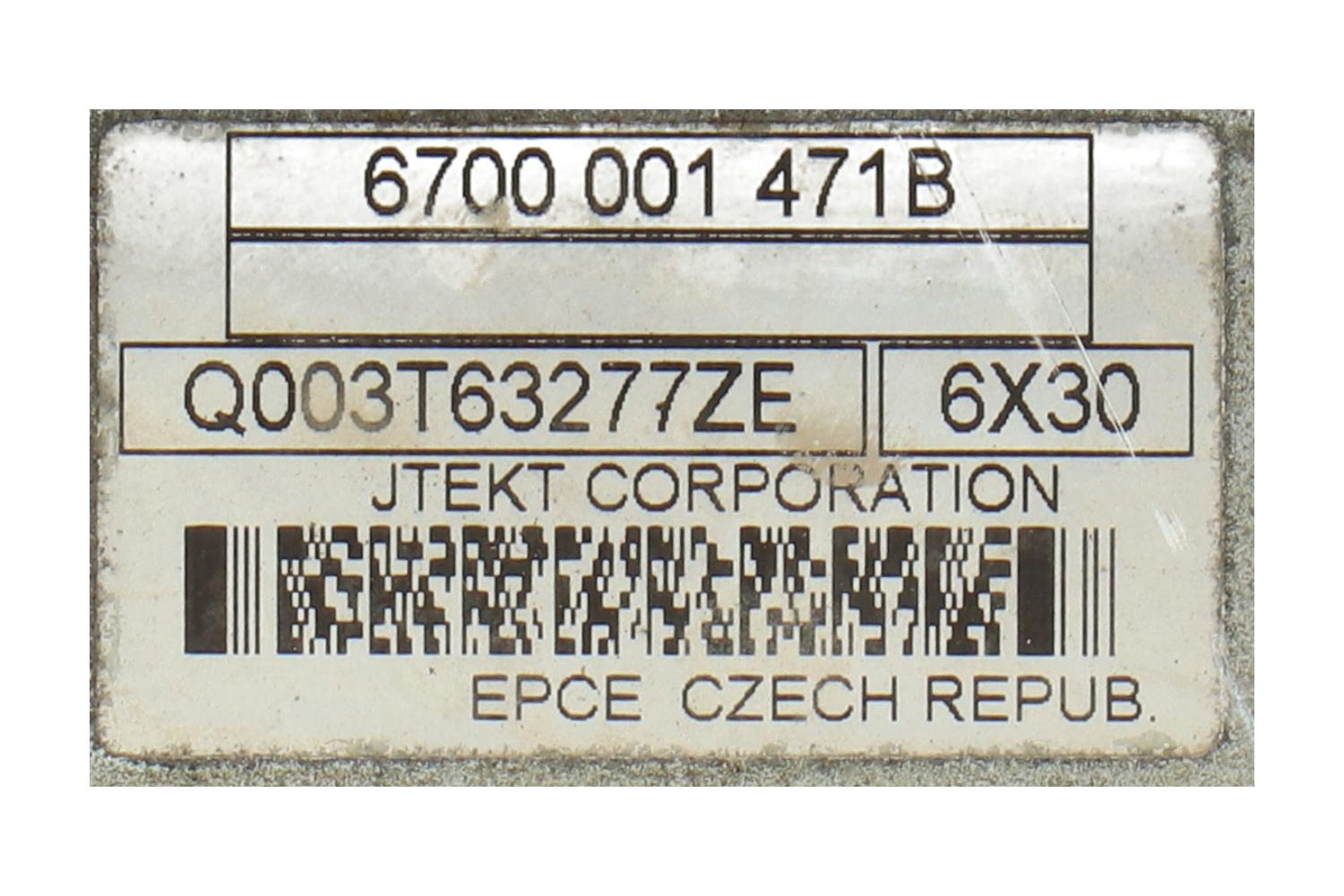 JTEKT 6700001471 Q003T63277ZE