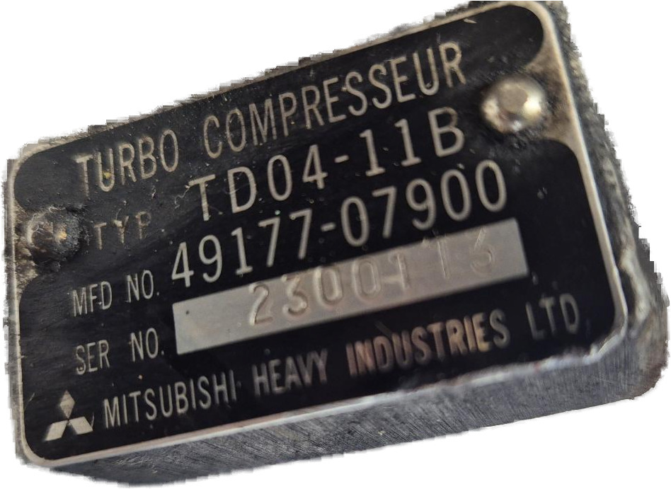 MITSUBISHI C8 BIJNA ZEKER HETZELFDE ALS C42 GARRET 037586 NFP 037587 NFP