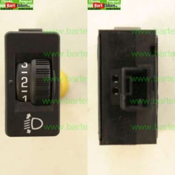 KOPLAMP HOOGTEREGELING/ LINKS NAAST STUUR/ 96366692XT/ ZIE 6554C3